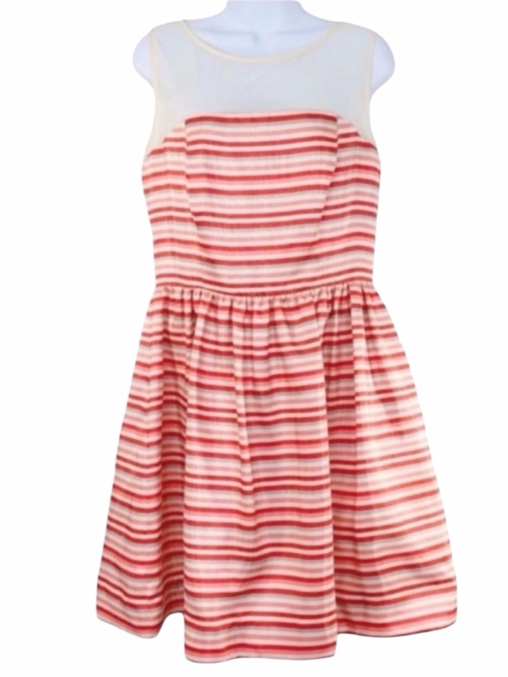 JUST...TAYLOR striped sleeveless dress 8